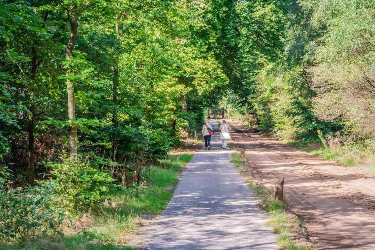 Charmant Chalet Op Een Bospark Op De Veluwe Villa Putten Luaran gambar